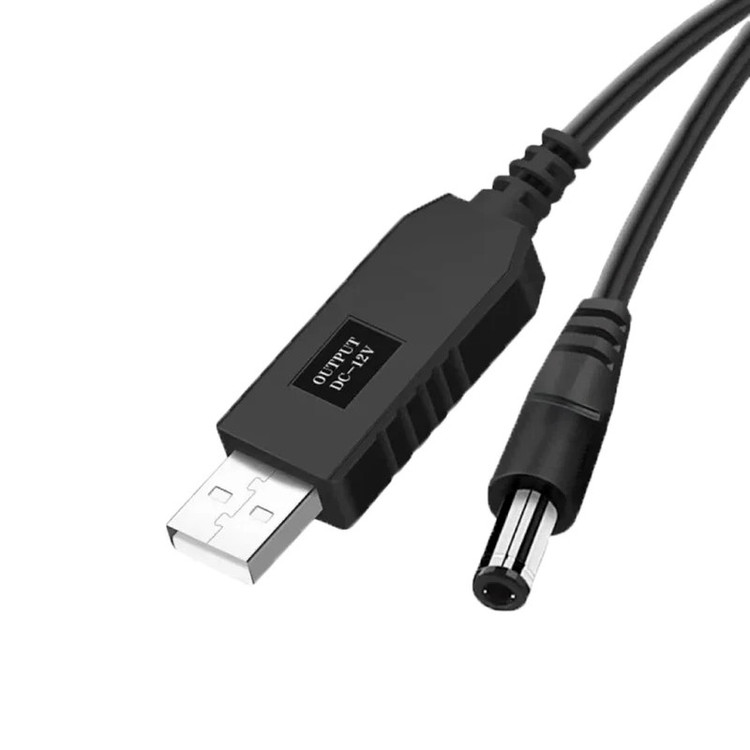 کابل تبدیل USB به DC بی جی جی مدل 12V طول 1 متر