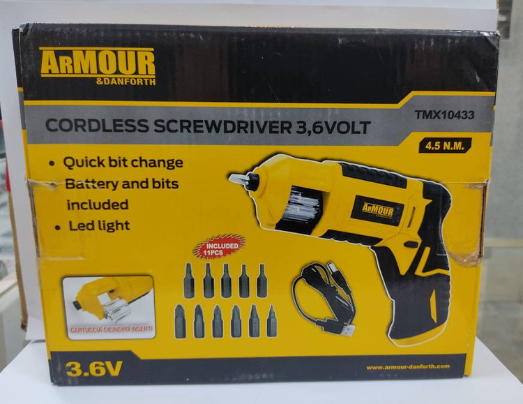 پیچگوشتی شارژی خشاب دار شarmmour مدل tmx10433