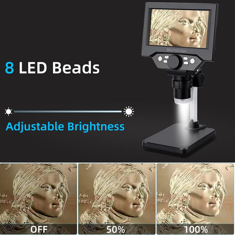 میکروسکوپ دیجیتال مدل لوپ پله ای کد 1000X