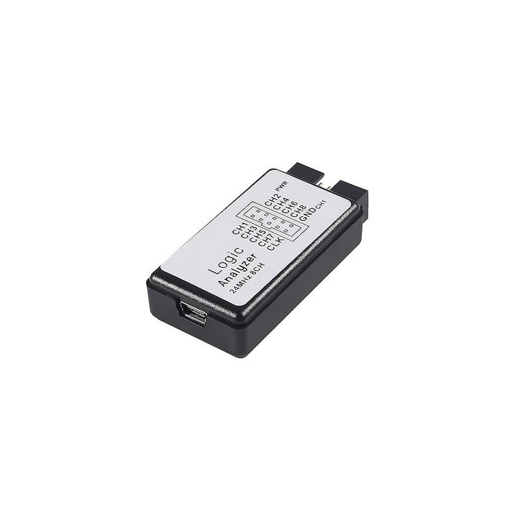 لاجیک آنالایزر USB به همراه بافر 24M 8CH